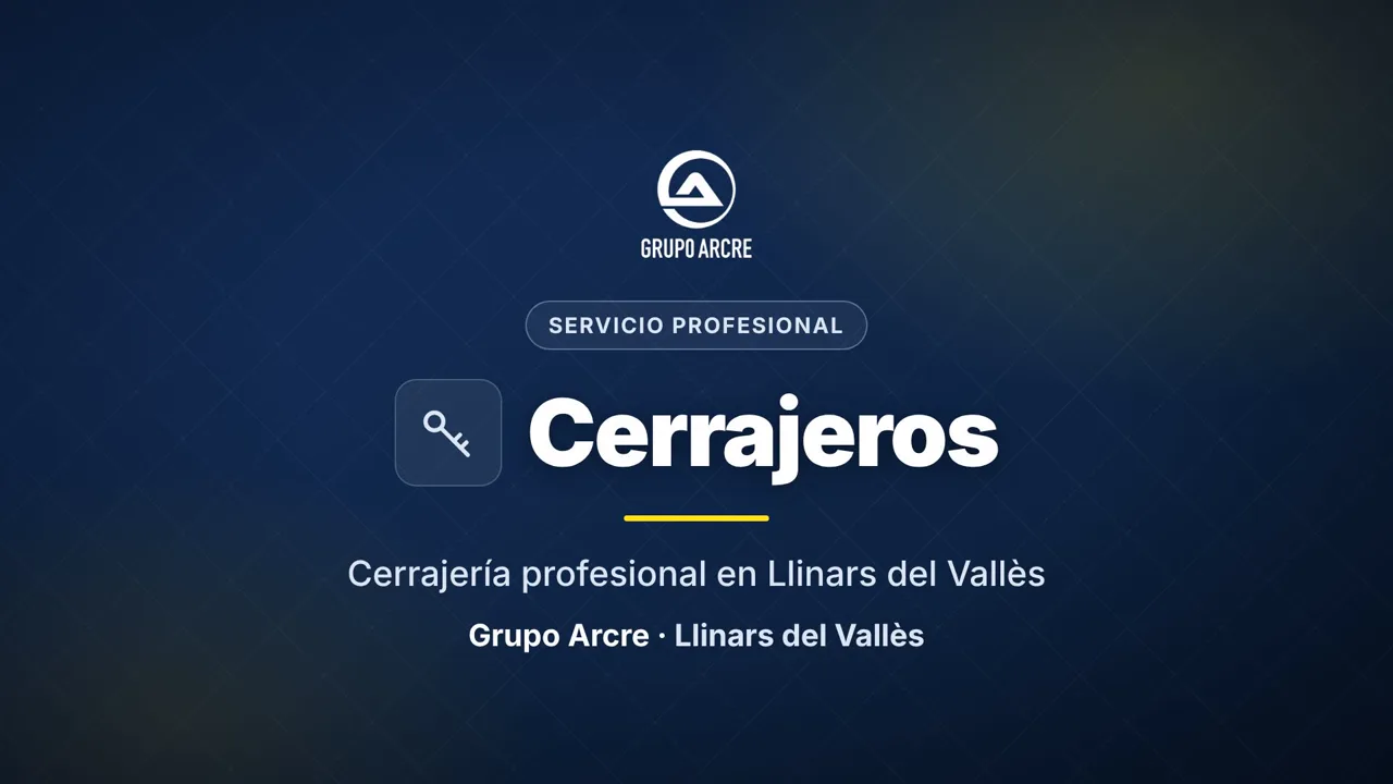 Cerrajería profesional en Llinars del Vallès