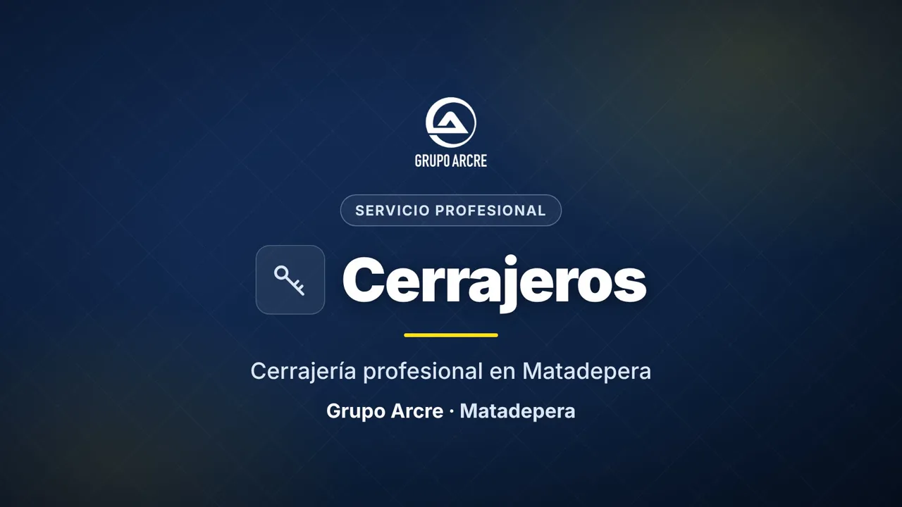 Cerrajería profesional en Matadepera