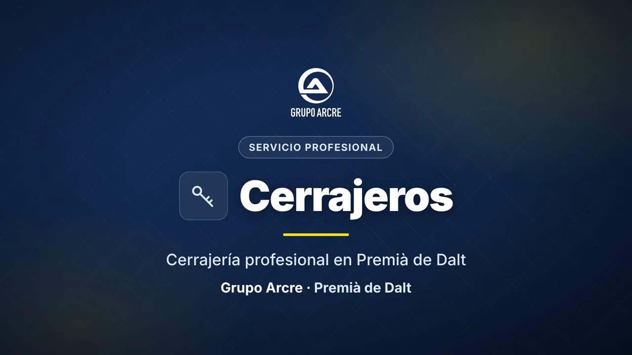 Cerrajería profesional en Premià de Dalt